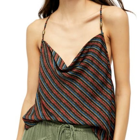 NWT! Free People Stevie Cowl Neck Tank Top - Picture 1 of 7